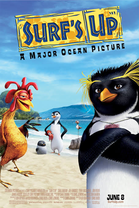 Pôster do filme animado Tá Dando Onda (Surf's Up)
